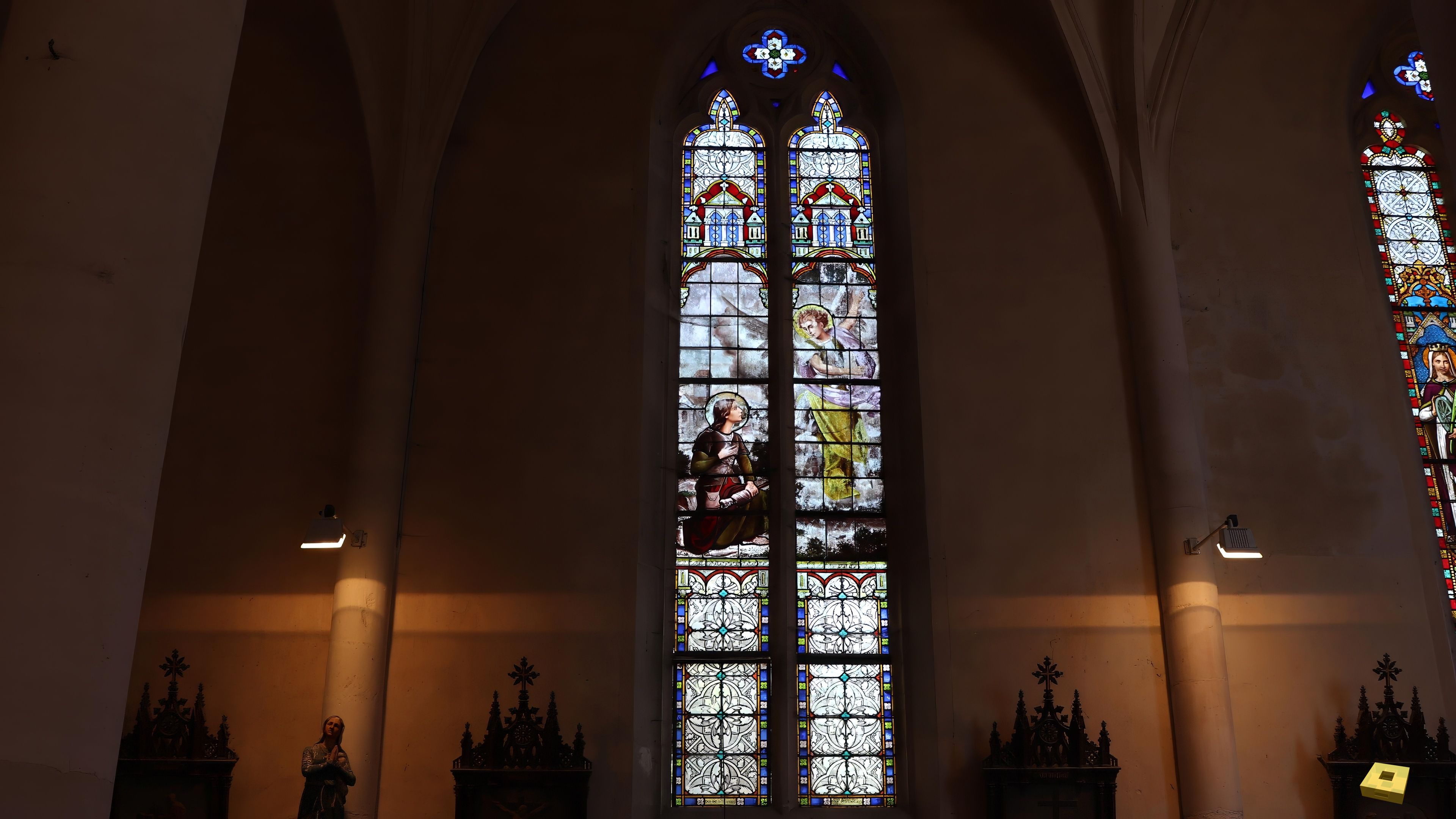 Maxey, église - vitrail (I)