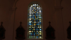 Midrevaux, church - stained glass (I)