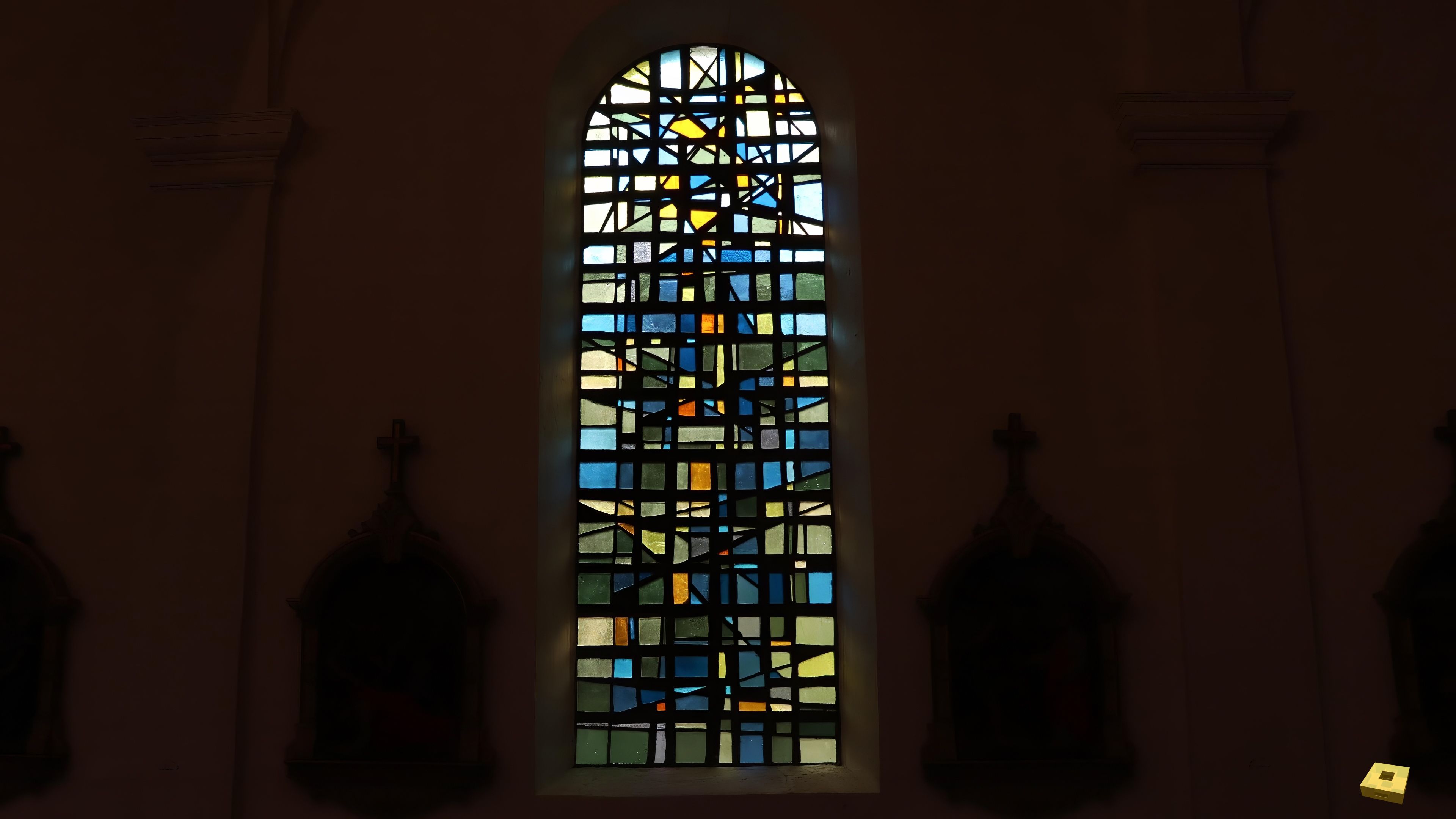 Midrevaux, church - stained glass (I)