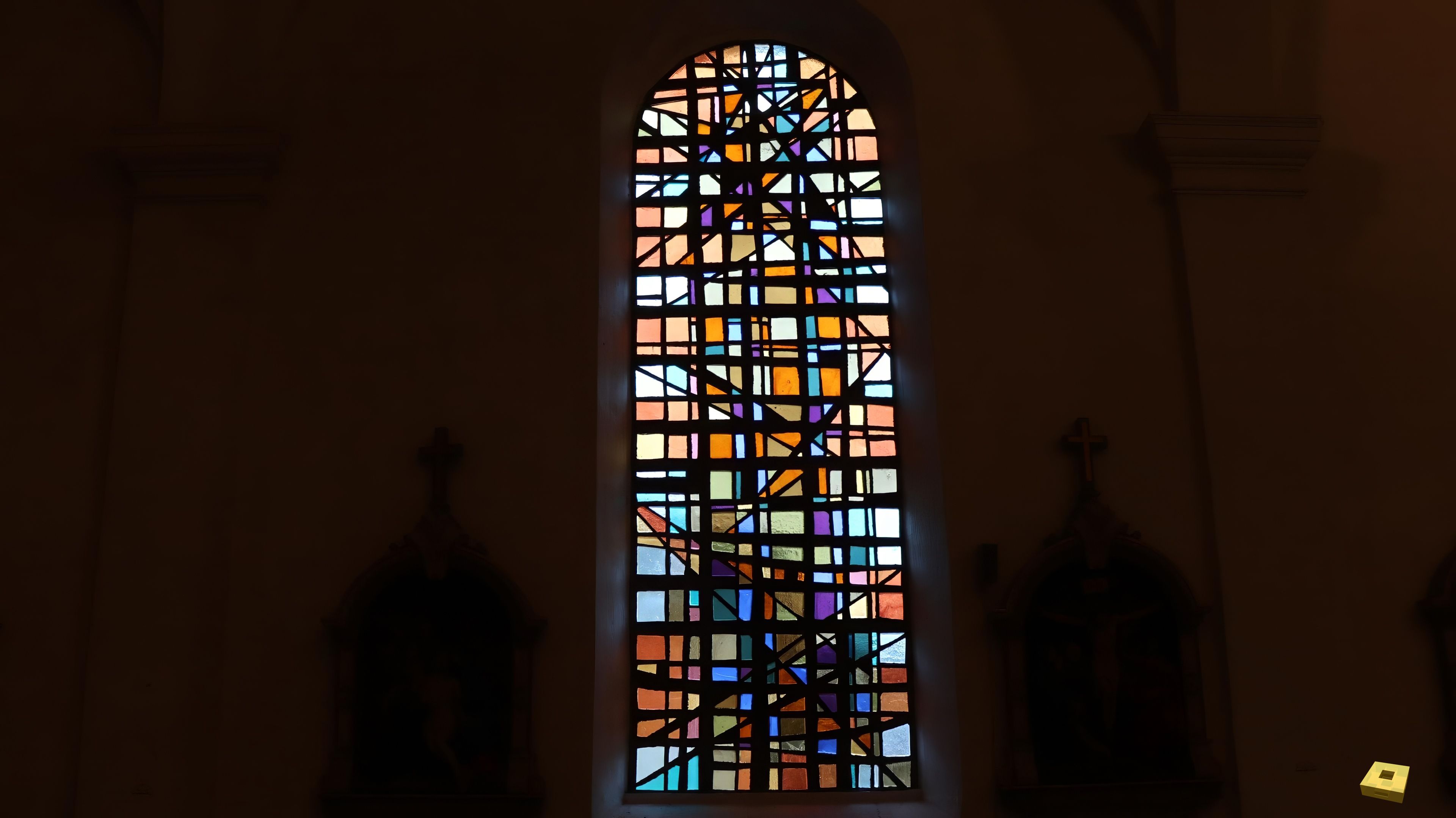 Midrevaux, church - stained glass (I)