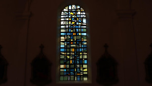 Midrevaux, church - stained glass (I)