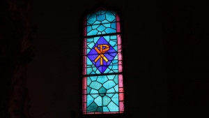 Gouécourt, church - stained glass (I)