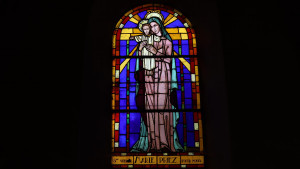 Gouécourt, church - stained glass (I)