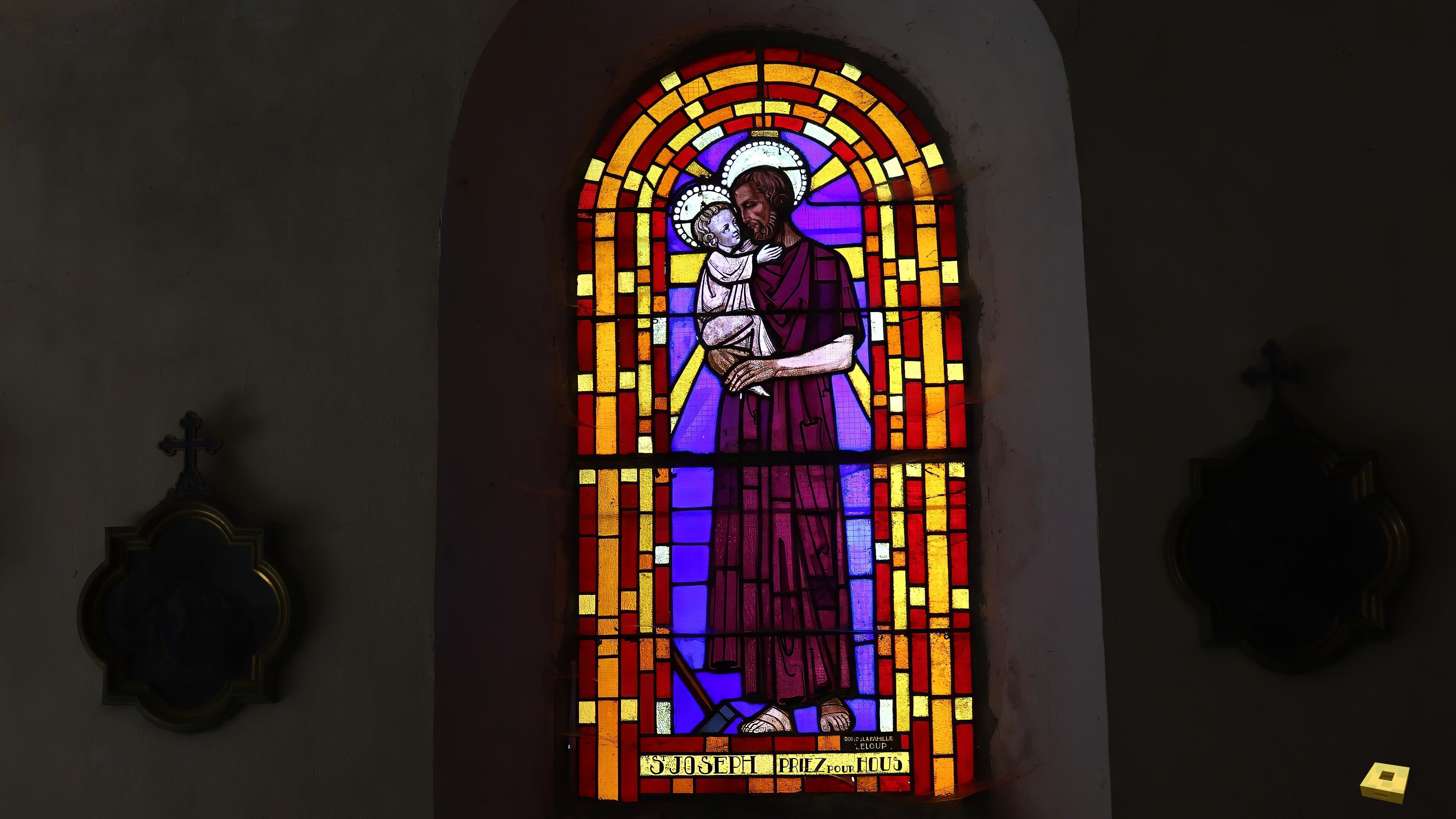 Gouécourt, church - stained glass (I)