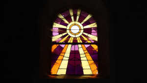 Gouécourt, church - stained glass (I)
