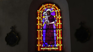 Gouécourt, church - stained glass (I)