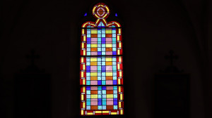 Moncel, église - vitrail (I)