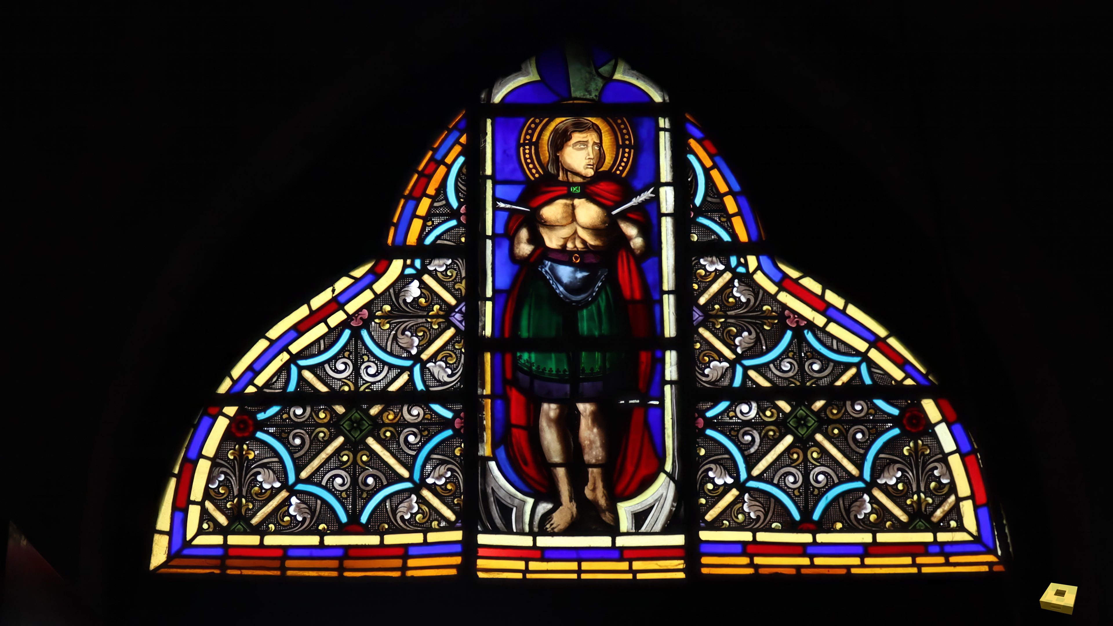 Moncel, église - vitrail (I)
