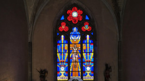 Moncel, church - stained glass (I)