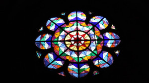 Moncel, église - vitrail (I)
