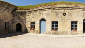 Fort-Bourlémont, courtyard of honor (P)