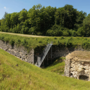 Fort-Bourlémont, großer Kaponnierengraben (P)