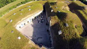 Fort-Bourlémont, courtyard of honor (I)