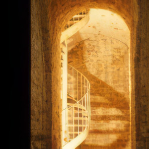 Fort-Bourlémont, escalier (S)