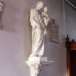 Neufchâteau, chapel - statue (S)