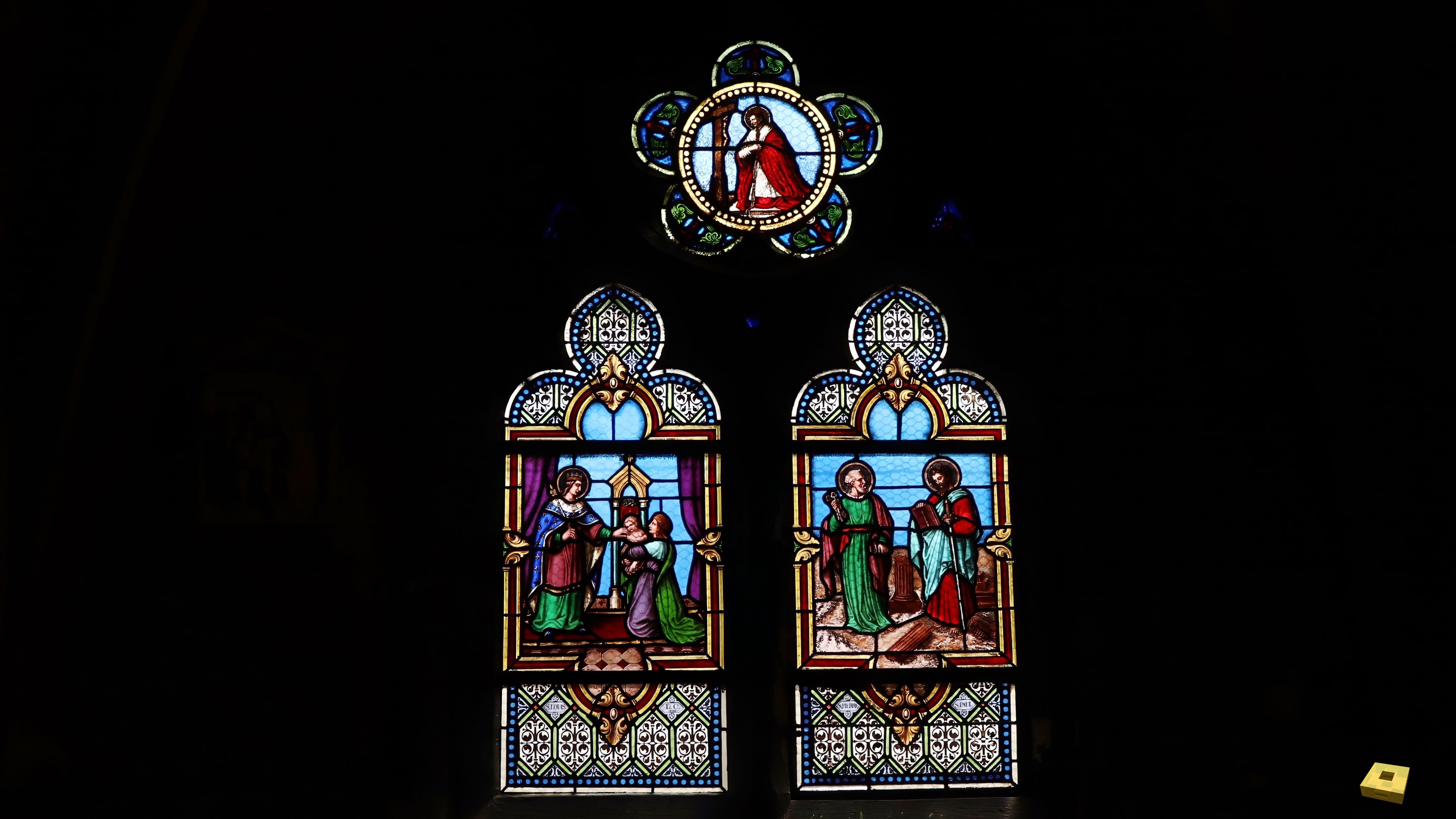 Neufchâteau, Kapelle - Buntglasfenster (I)