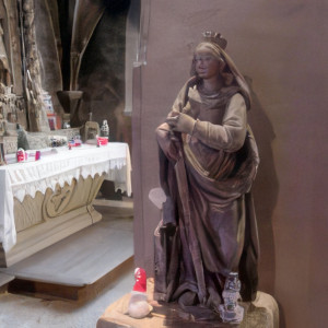 Neufchâteau, chapel - statue (S)