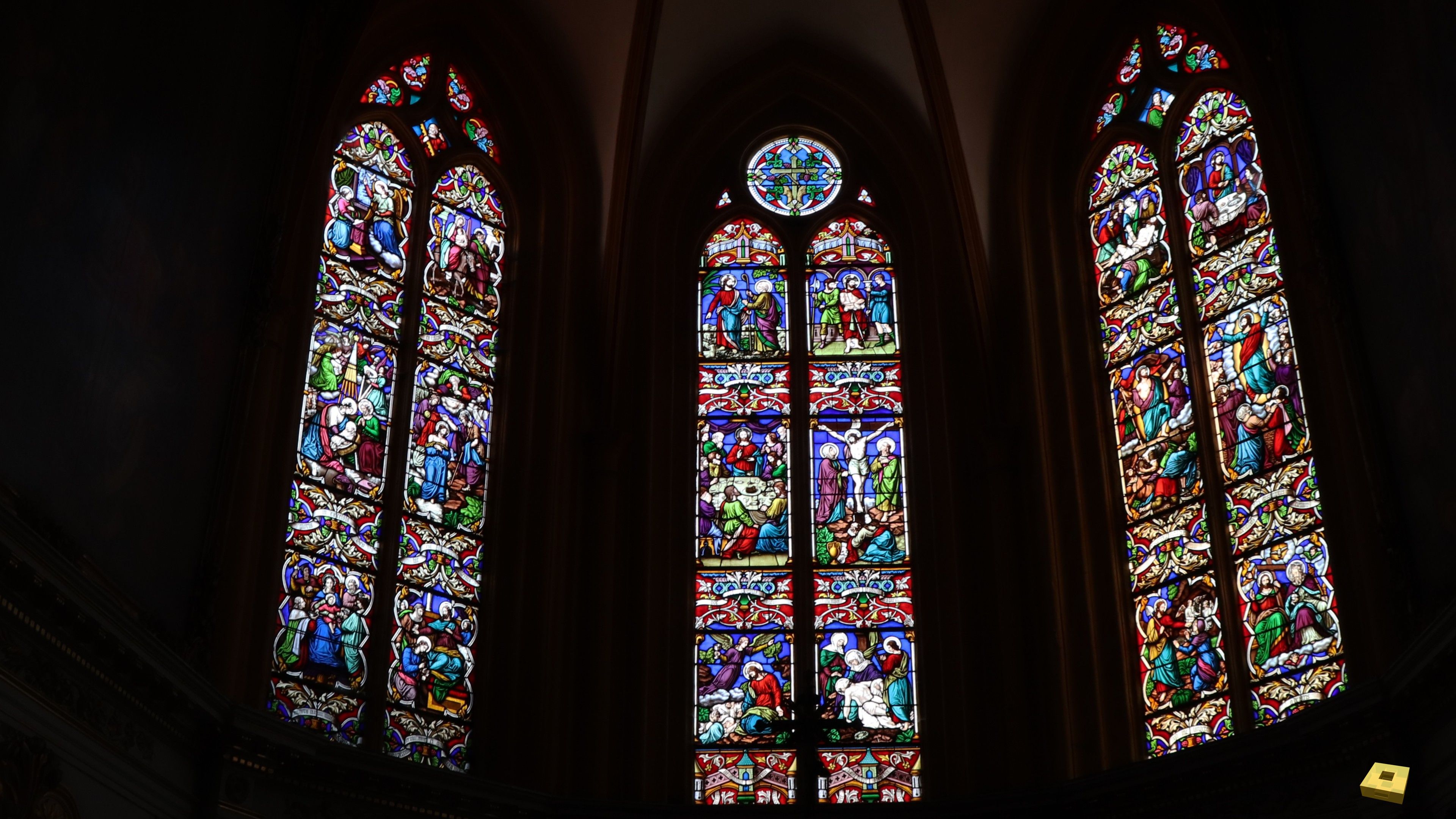 Neufchâteau, St. Christophe - Buntglasfenster (I)