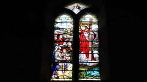 Neufchâteau, St Christophe - stained glass window (I)