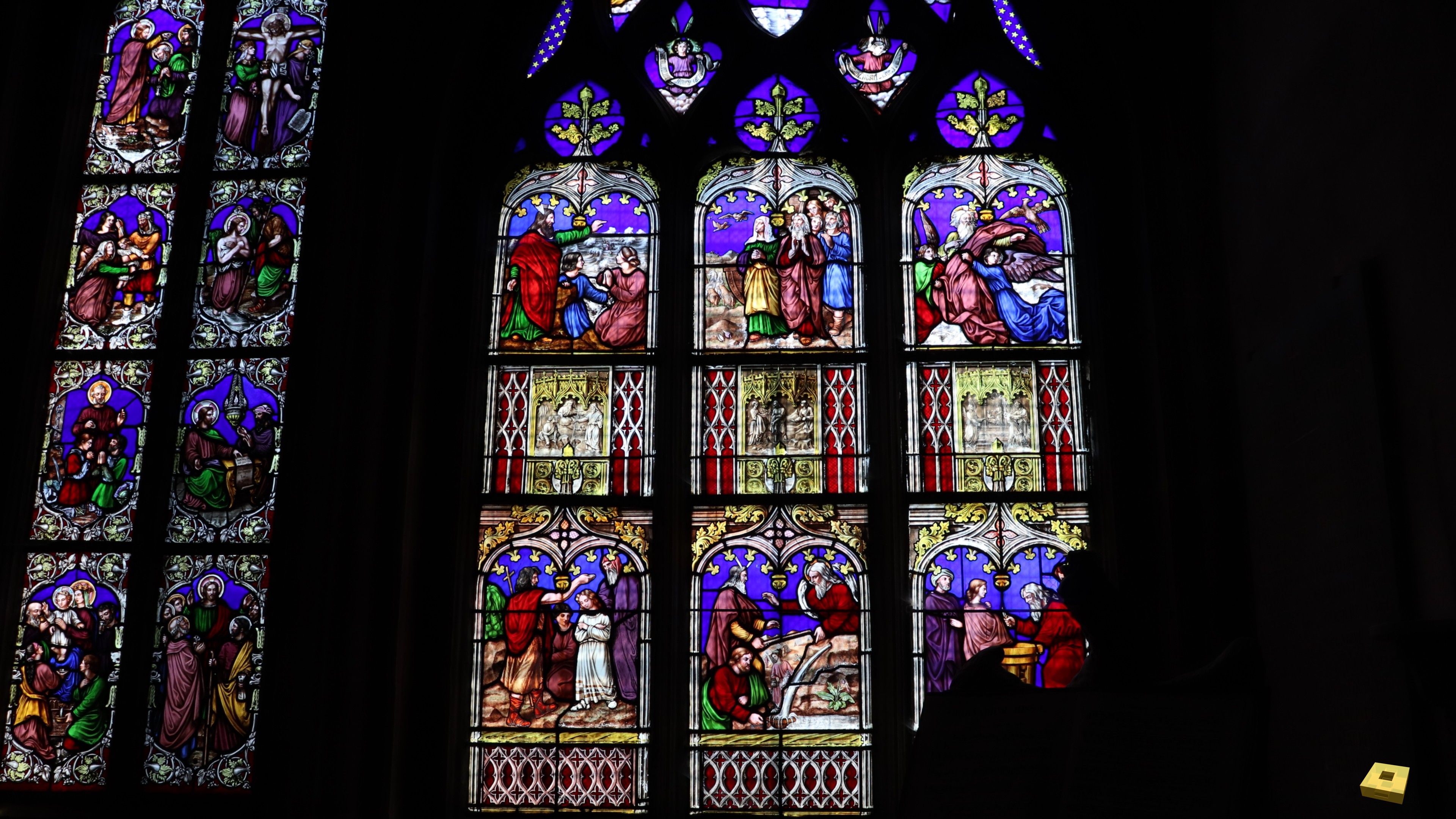 Neufchâteau, St Christophe - stained glass window (I)