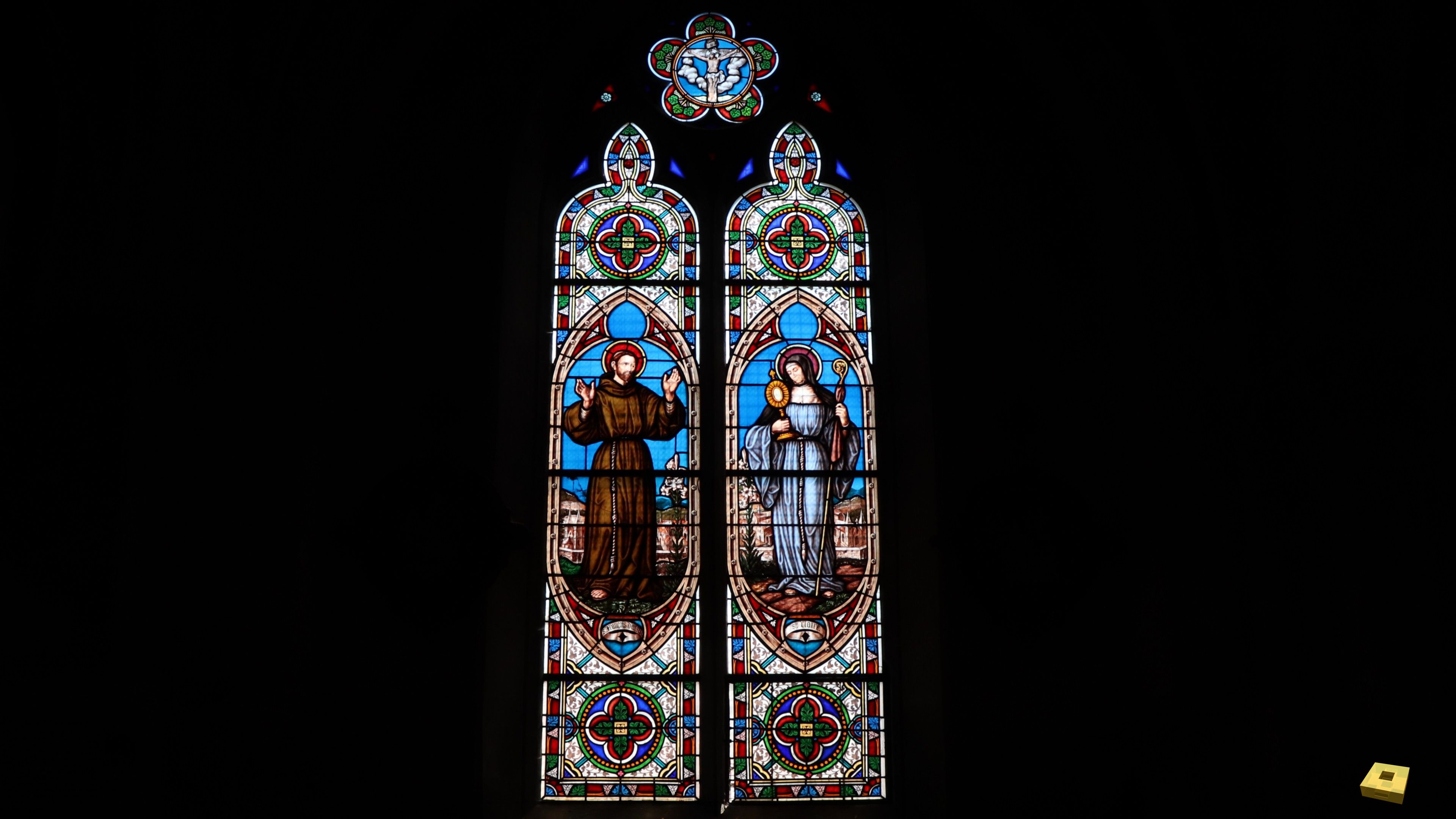 Neufchâteau, St Christophe - stained glass window (I)