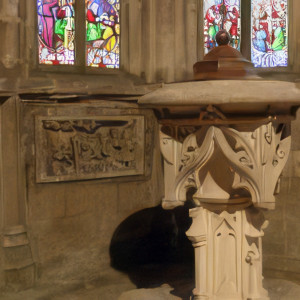 Neufchâteau, St Christophe - Baptismal Fonts (S)