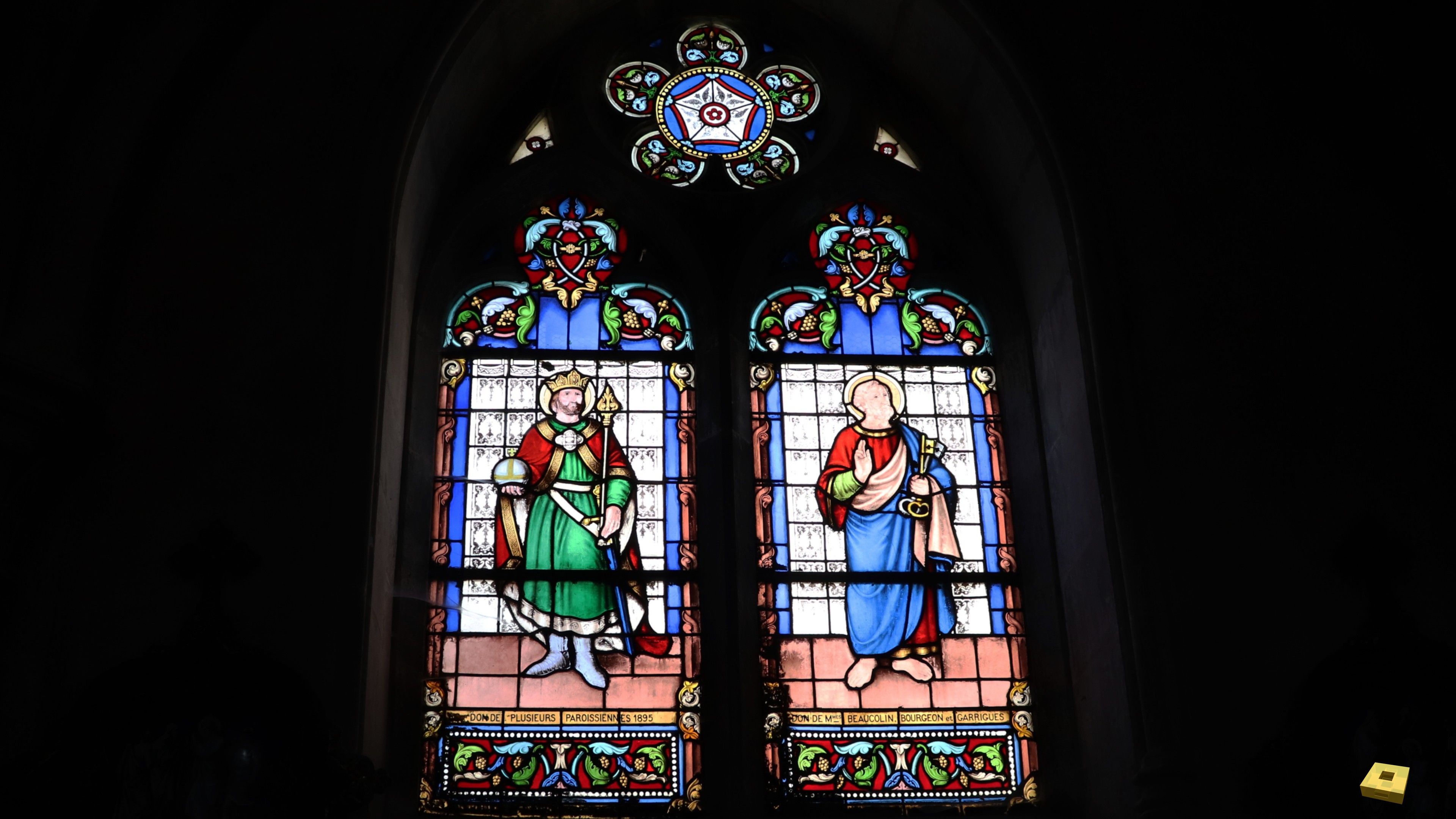 Neufchâteau, St Christophe - stained glass window (I)