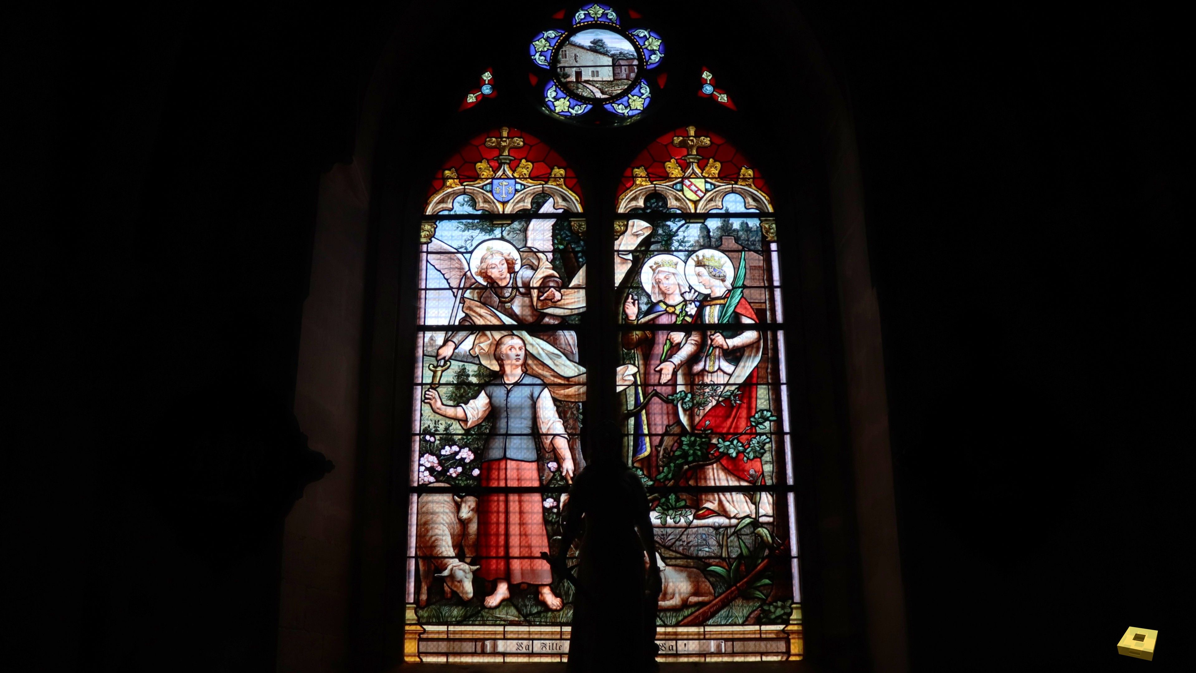Neufchâteau, St Christophe - stained glass window (I)