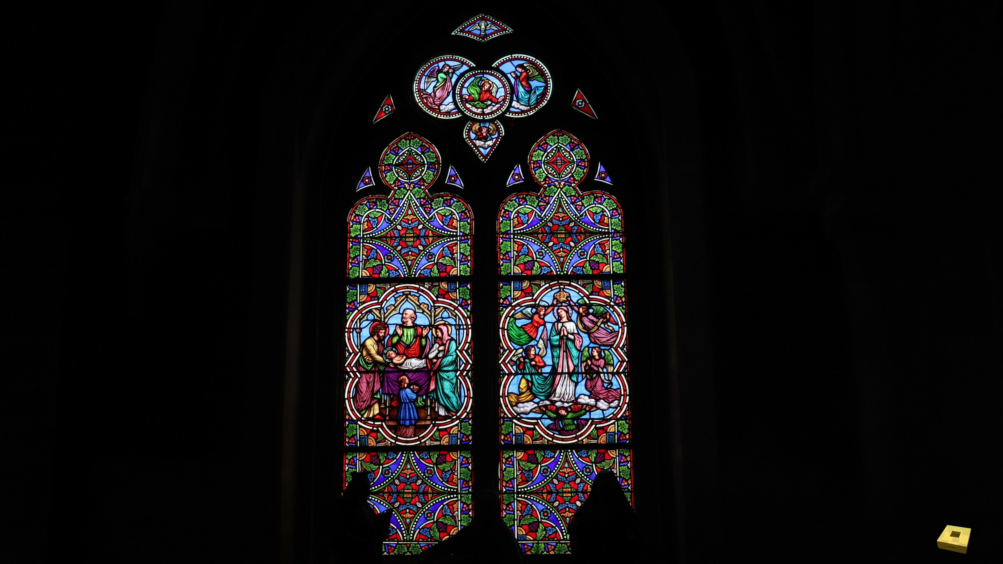 Neufchâteau, St Christophe - stained glass window (I)