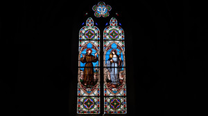 Neufchâteau, St Christophe - stained glass window (I)