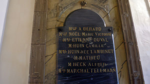 Neufchâteau, Houdreville, plaque (S)