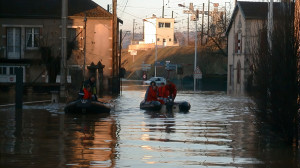 Neufchâteau, Hochwasser in Mouzon 02 (I)