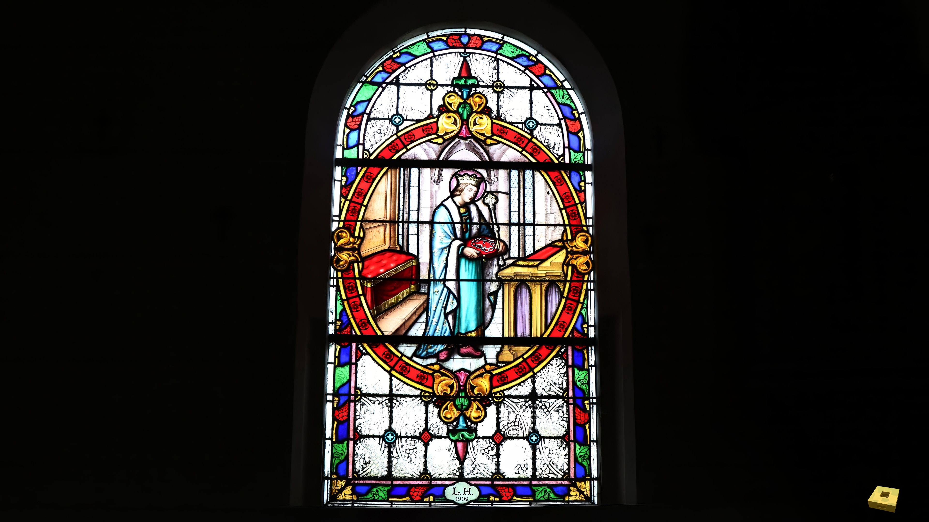 Noncourt, Ste Ursule - stained glass (I)