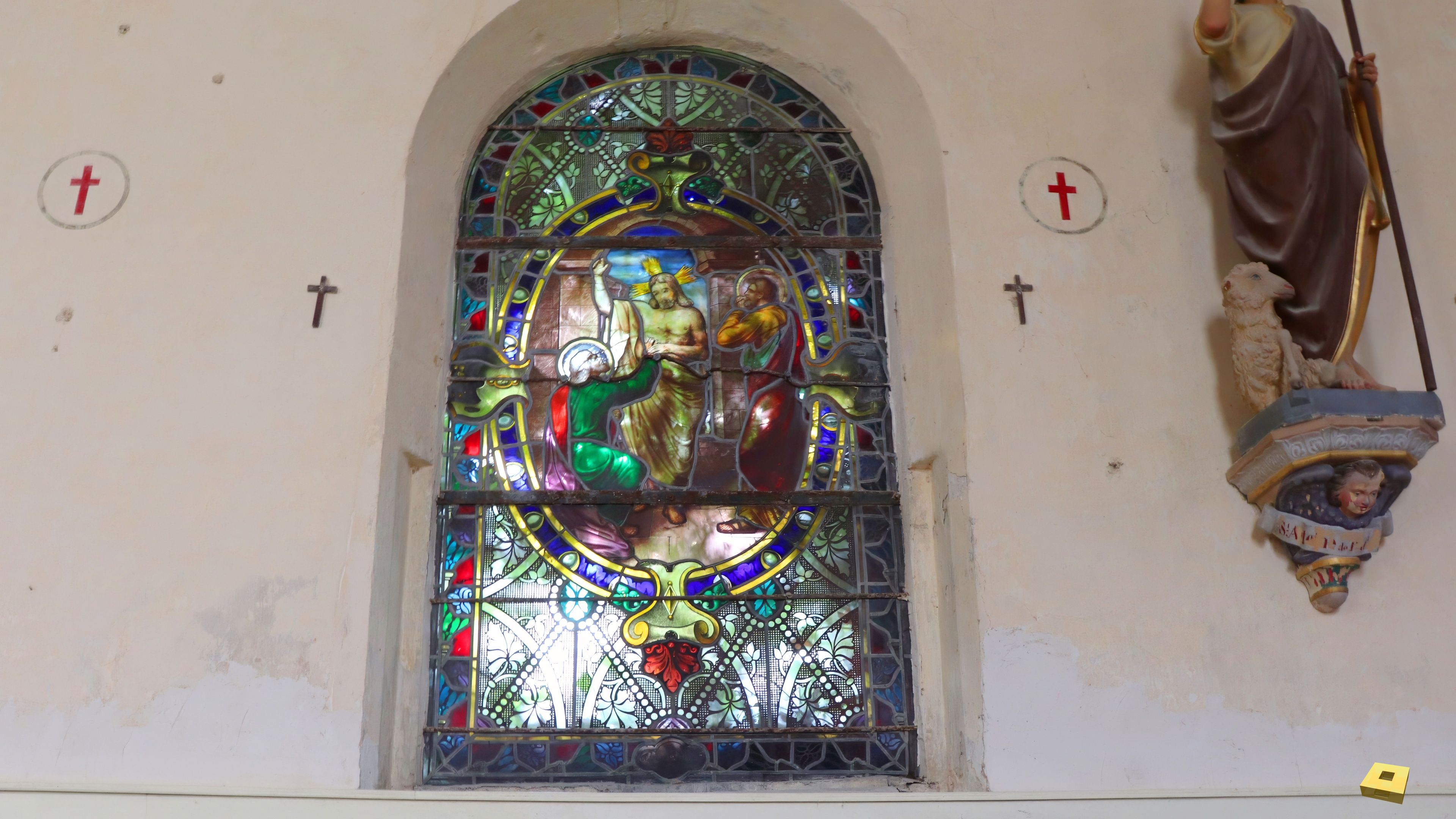 Noncourt, Ste Ursule - stained glass (I)