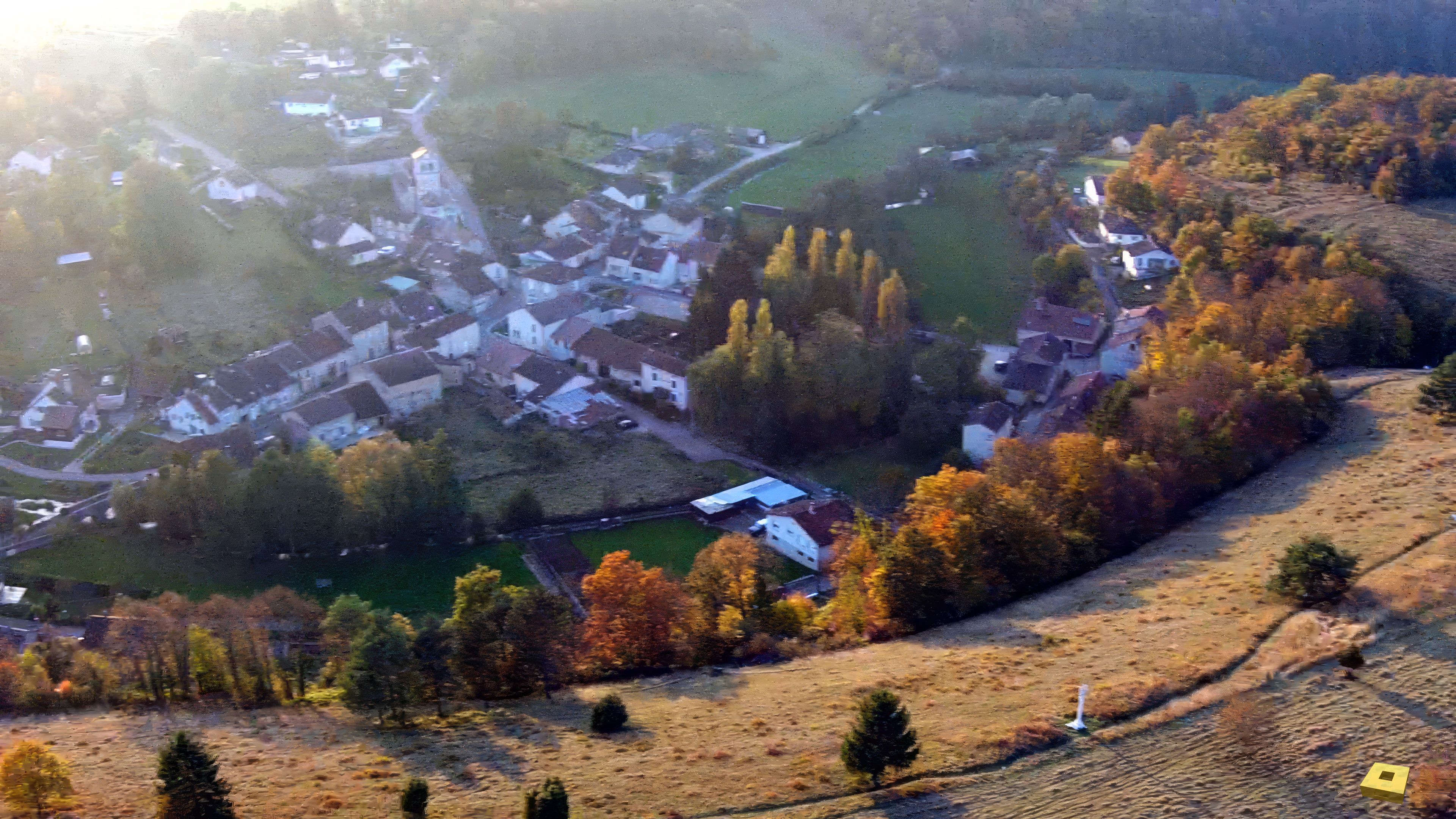 Rollainville, seen from the sky (I)