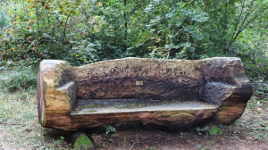 Rollainville, sculpture - banc (S)