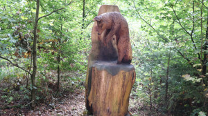 Rollainville, sculpture - renard (S)