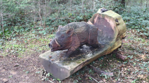 Rollainville, sculpture - sanglier (S)