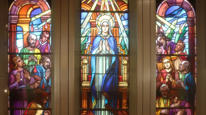 Rouceux, Chapel - Stained glass window (I)