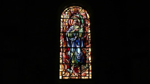 Rouceux, church - stained glass (I)