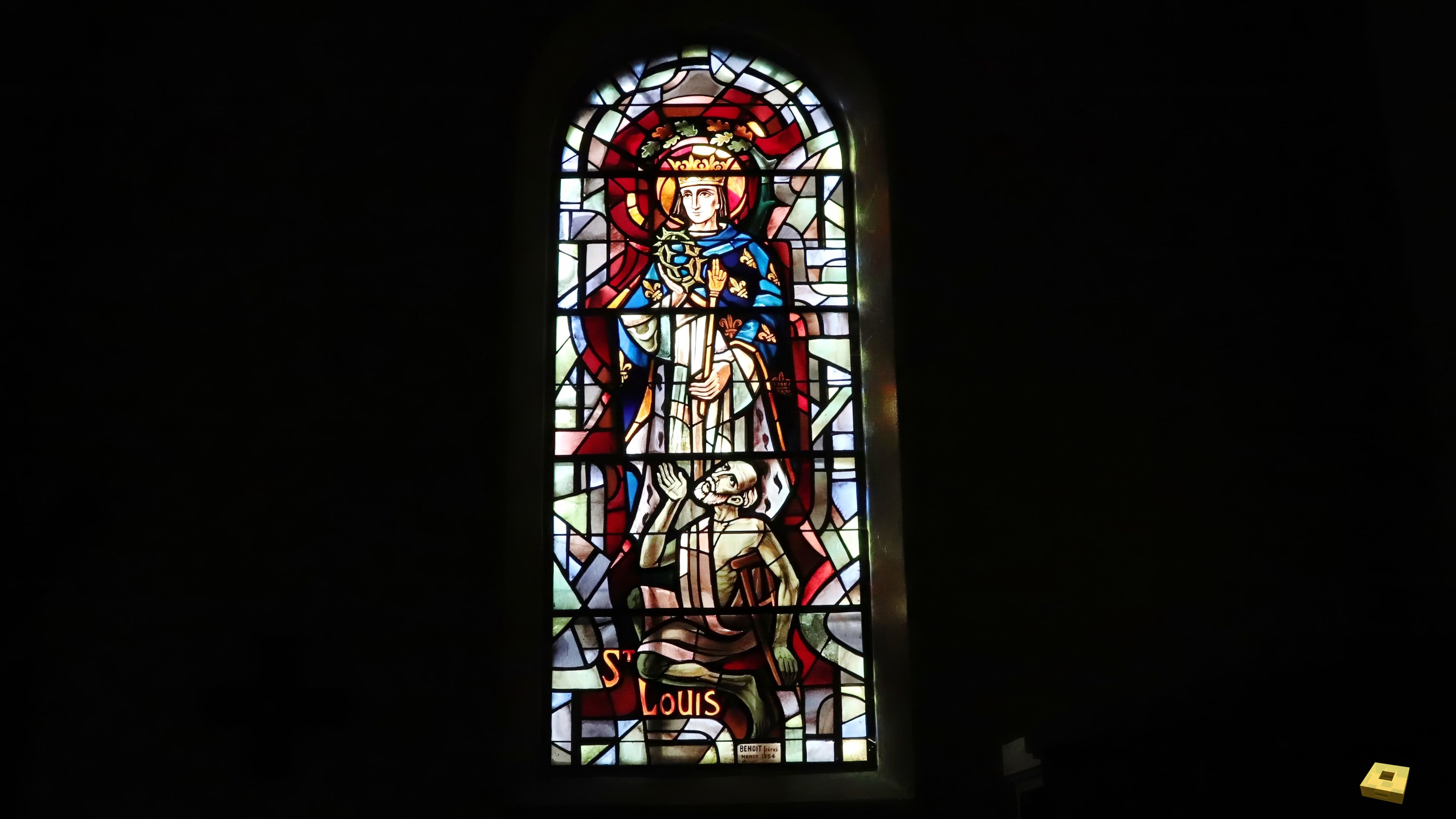 Rouceux, église - vitrail (I)