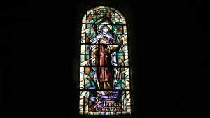 Rouceux, church - stained glass (I)