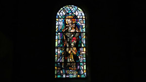 Rouceux, church - stained glass (I)