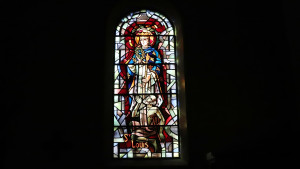 Rouceux, church - stained glass (I)