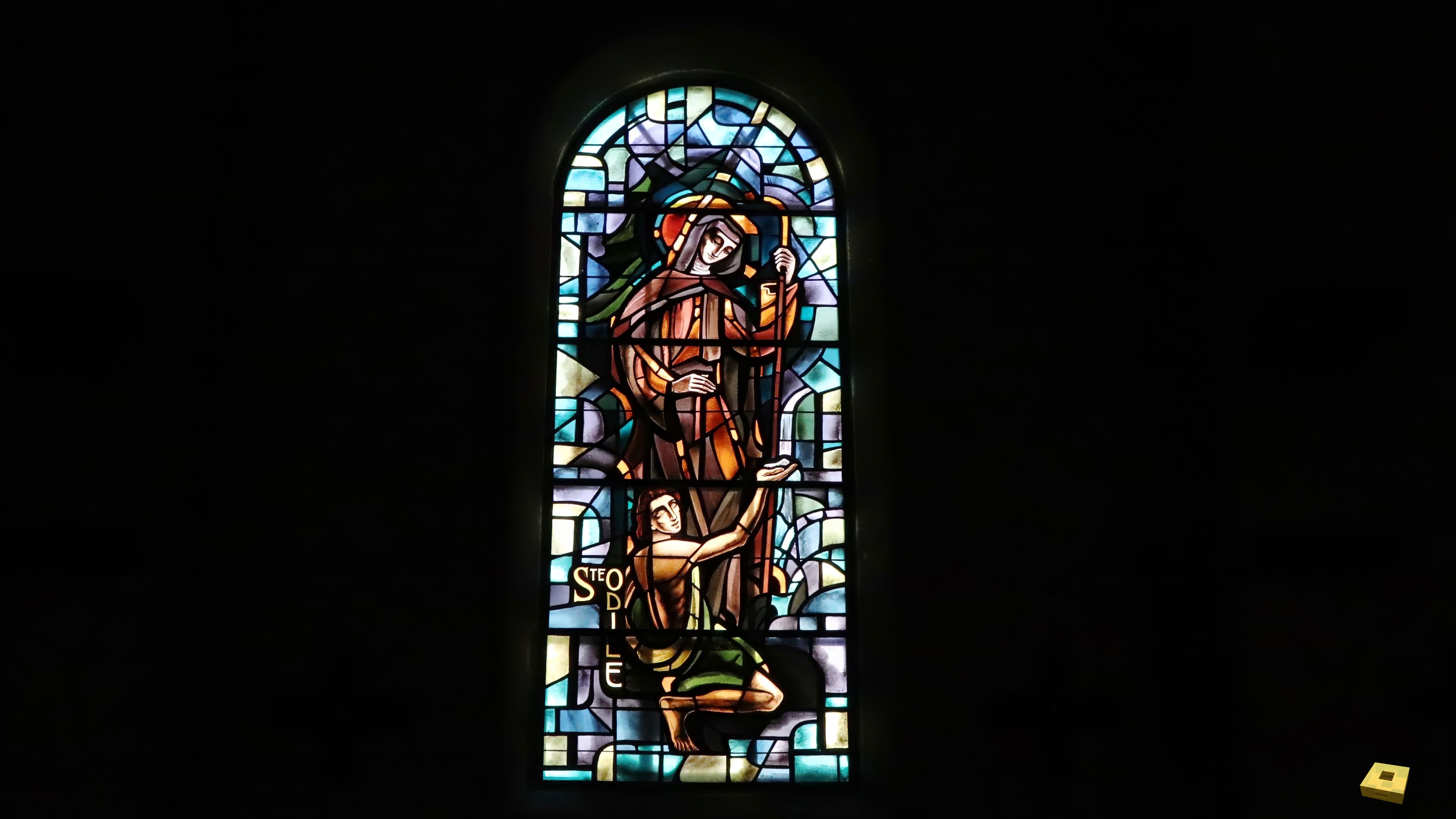 Rouceux, église - vitrail (I)
