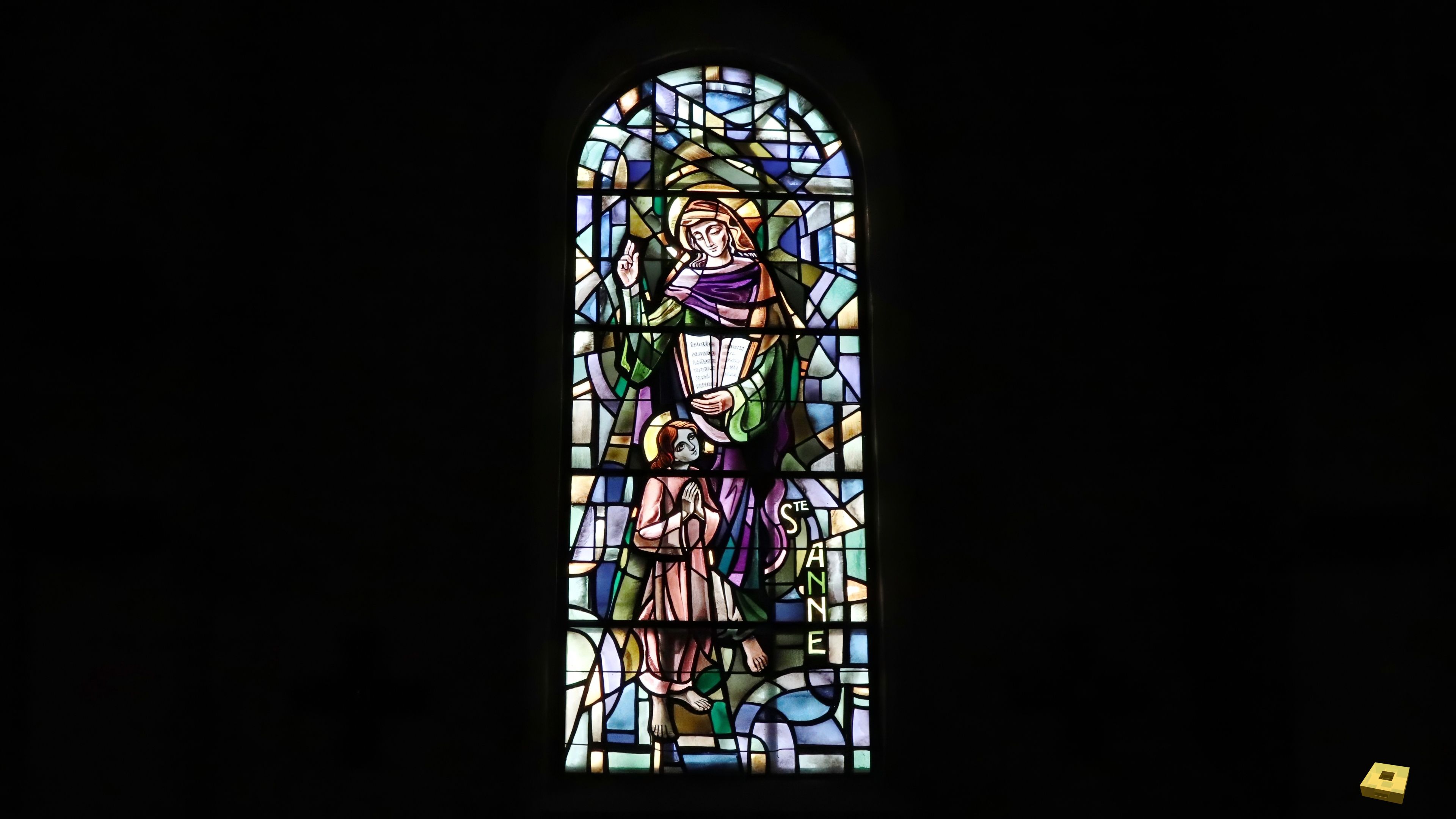 Rouceux, église - vitrail (I)