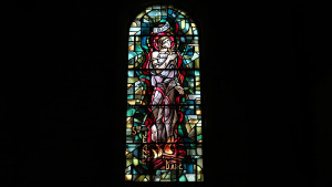 Rouceux, church - stained glass (I)