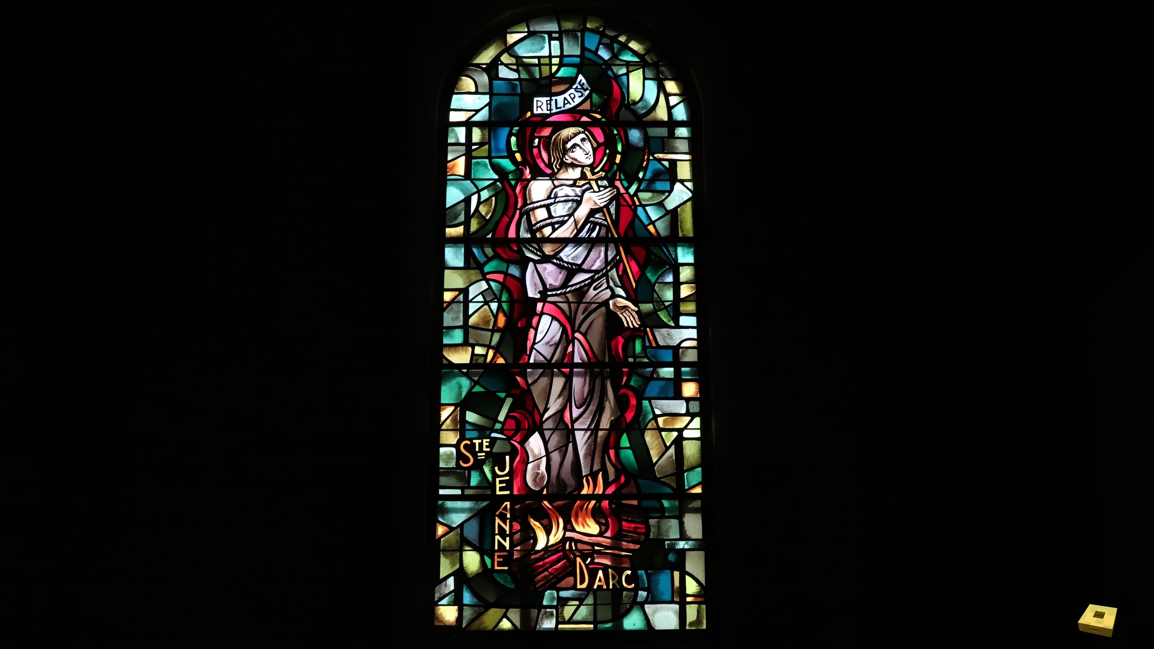 Rouceux, église - vitrail (I)