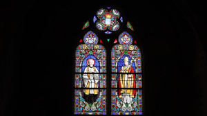 Neufchâteau, St-Nicolas- stained glass window (I)