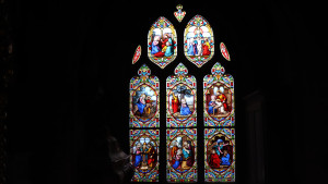 Neufchâteau, St-Nicolas- stained glass window (I)
